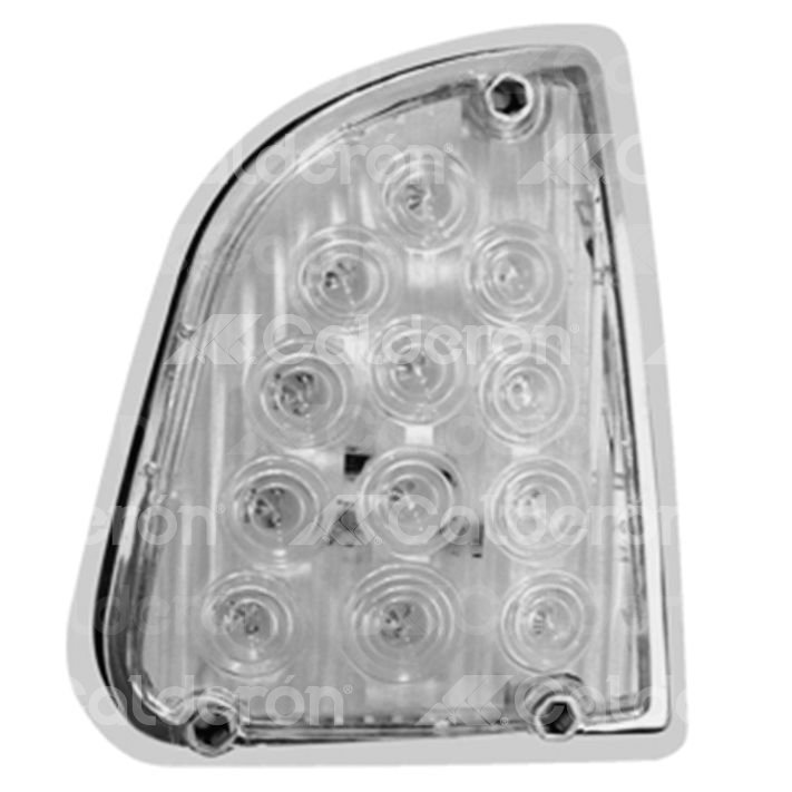 CUARTO Y DIRECCIONAL AMBAR KW T-600 12 LED DERECHA CRISTAL 9357R TRAKTOLAMP