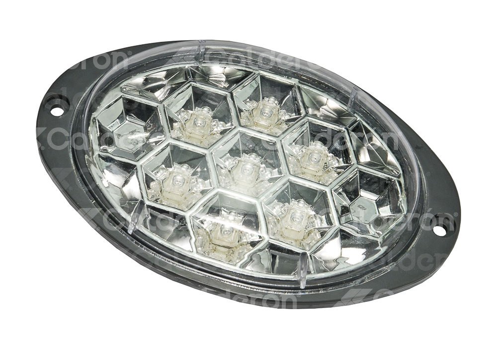 PLAFON SELLADO OVAL 7 LEDS REVERSA AMBAR TK-TL281A IMPORTACION