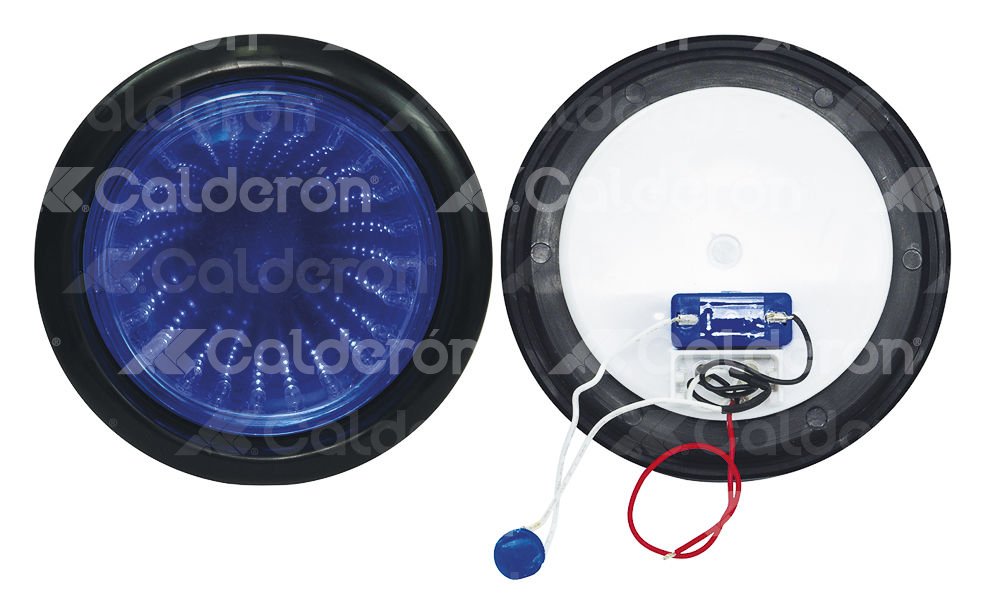PLAFON SELLADO 4" AZUL 24 LED FIJO 12V TK-TL341NB IMPORTACION