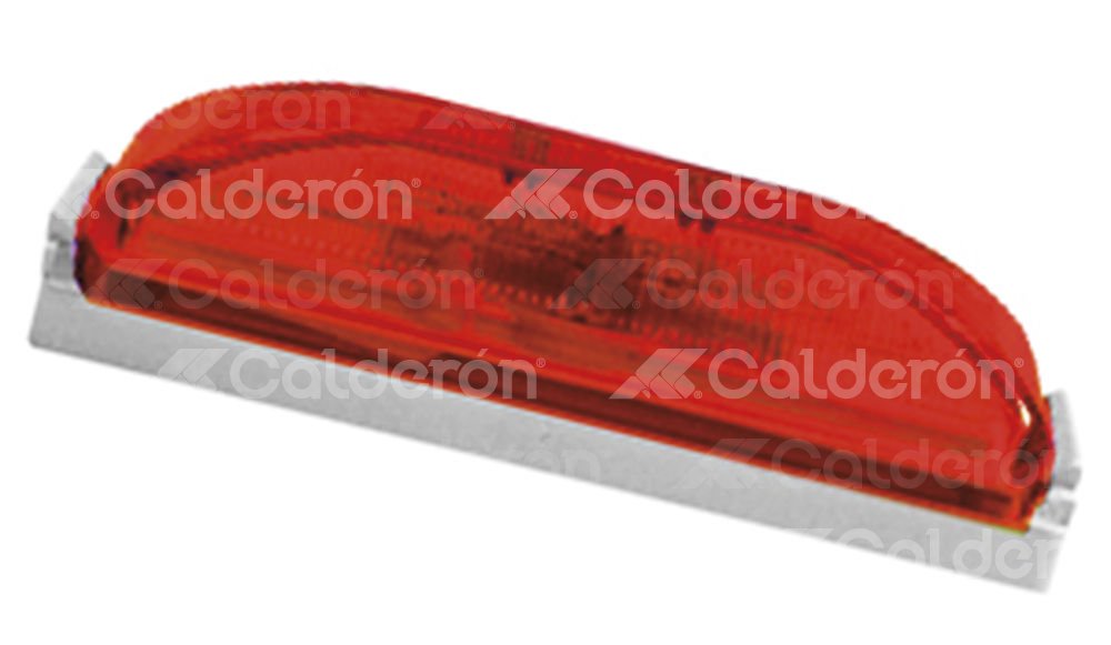 PLAFON FOCO INTERCAMBIABLE LATERAL ROJO 2123R TRAKTOLAMP
