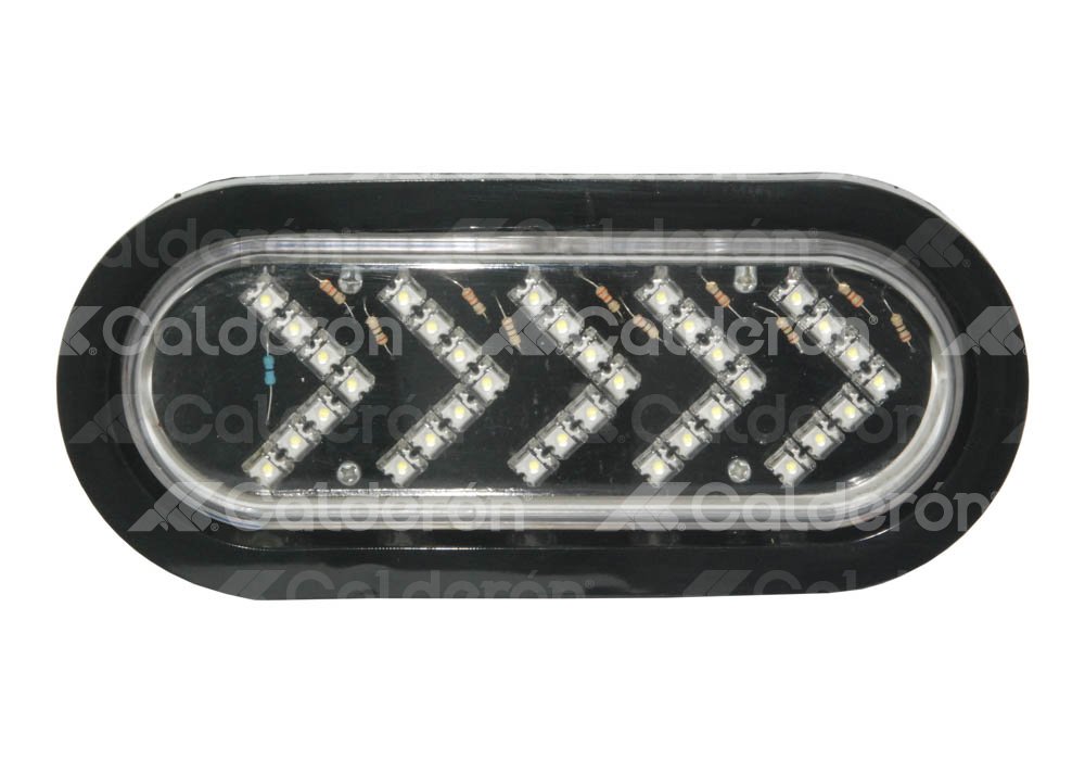 PLAFON SELLADO OVAL 35 LED FLECHA BLANCO EN-PL035-B IMPORTACION
