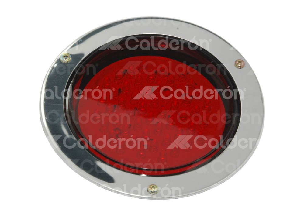 PLAFON 4" 44 LED ROJO FLECHA MOVIMIENTO CROMO EN-PL044C-R IMPORTACION