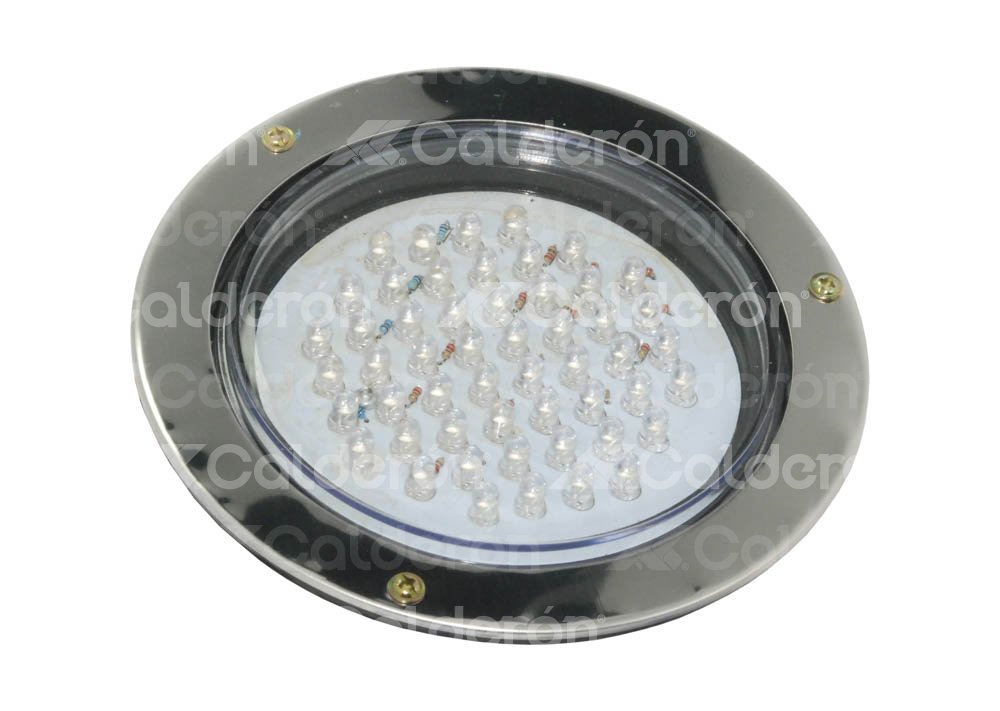 PLAFON 4" 44 LED BLANCO FLECHA MOVIMIENTO CROMO EN-PL044C-B IMPORTACION