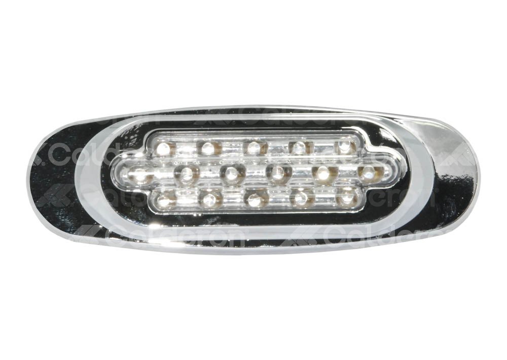 PLAFON LATERAL 15 LED BLANCO CROMO JUEGO DE 2 PIEZAS EN-PL015C-B IMPORTACION