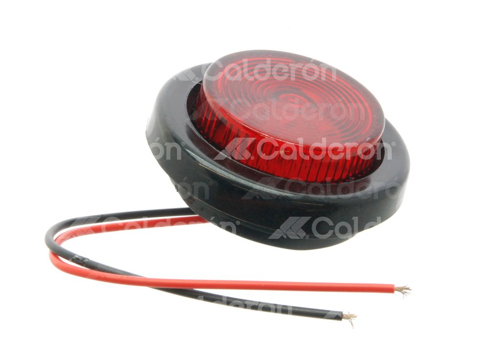 PLAFON SELLADO 2" ROJO 6LED PLASTICO EN-PL206PR IMPORTACION