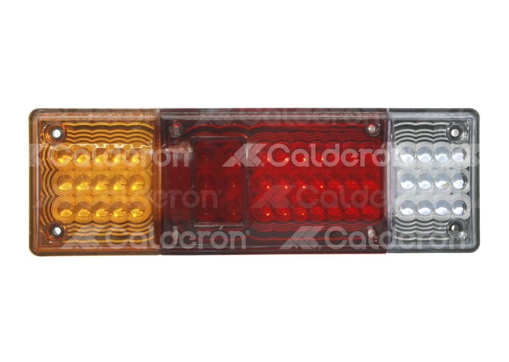 PLAFON NISSAN UNIVERSAL 54LEDS 5 CABLES 4 FUNCIONES: STOP, DIRECCIONAL Y REVERSA- 12 LEDS BLANCOS, 27 LEDS ROJOS CON STROBO, 15 LEDS AMBAR (AMBAR+ROJO+BLANCO). (JUEGO 2 PIEZAS) EN-C54 IMPORTACION