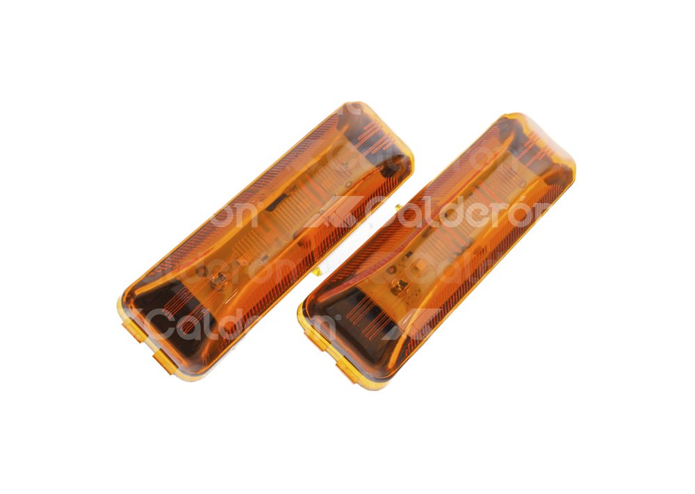 PLAFON LATERAL 4 LEDS AMBAR FIJO 2 PIEZAS TK-TLS141A IMPORTACION