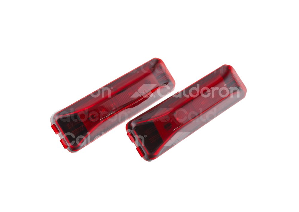 PLAFON LATERAL 4 LEDS ROJO FIJO 2 PIEZAS TK-TLS141R IMPORTACION