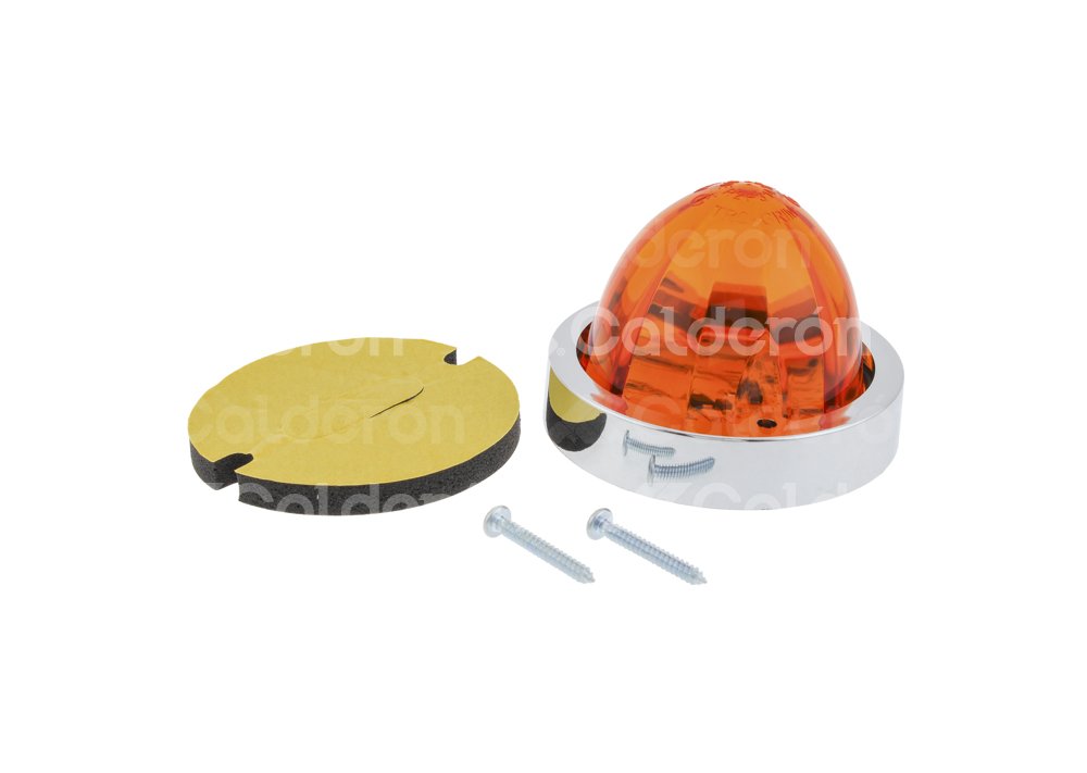 PLAFON LATERAL ARILLO CROMADO AMBAR, 18 LEDS, FUNCION: ALTA Y BAJA, VOLTAJE: 12/24V, MATERIAL: PMMA/ABS, DIMENSIONES: (DIAMETRO: 92MM, PROFUNDIDAD: 68.76MM) TROGRIM: PL-193AR-04-ABV TROGRIM