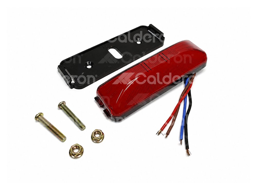 PLAFON ROJO 12 LEDS GEL FIJA/ESTROBO 12V/24V 1.99W (PIEZA) EN-DC004 IMPORTACION