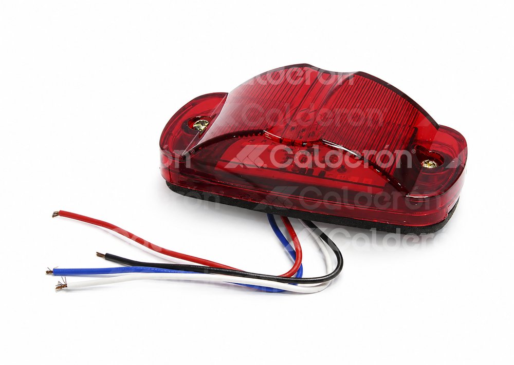 PLAFON UNIVERSAL ROJO 18 LEDS LUZ FIJA/ESTROBO 12V/24V 3.49W (PIEZA) PL021A IMPORTACION