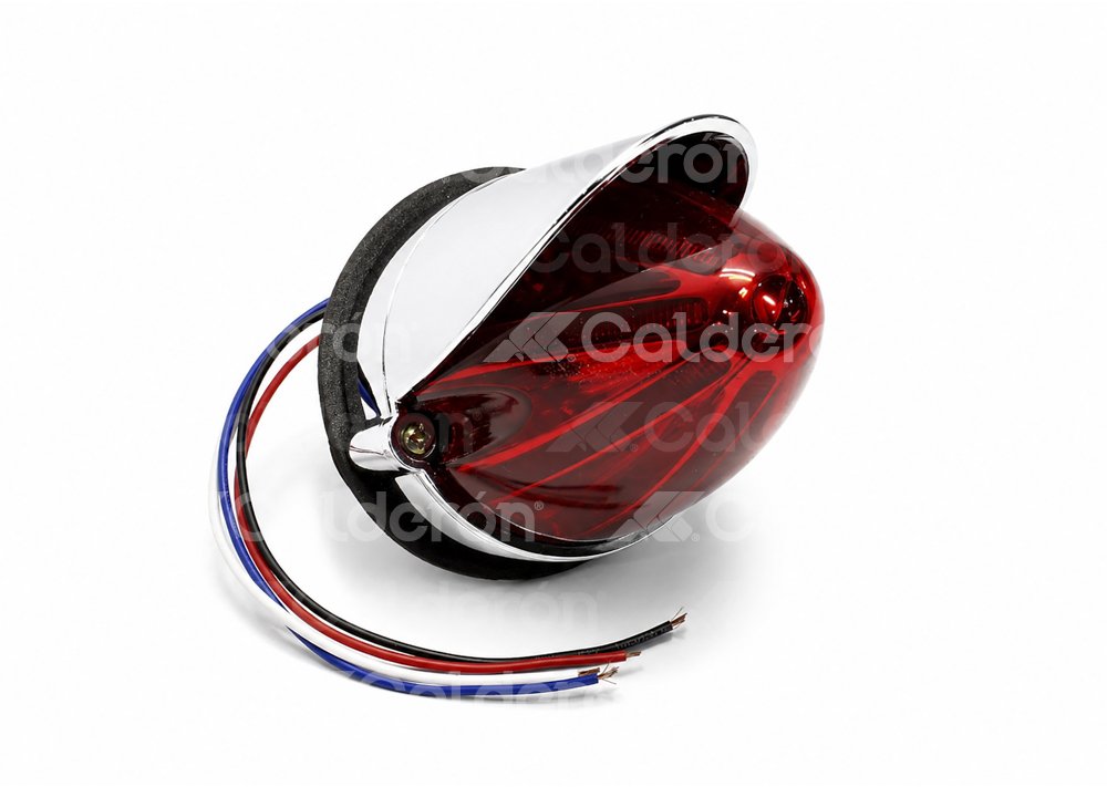 PLAFON UNIVERSAL ROJA 26 LEDS LUZ FIJA/ESTROBO 12V/24V 2.6W (PIEZA) DC143R IMPORTACION