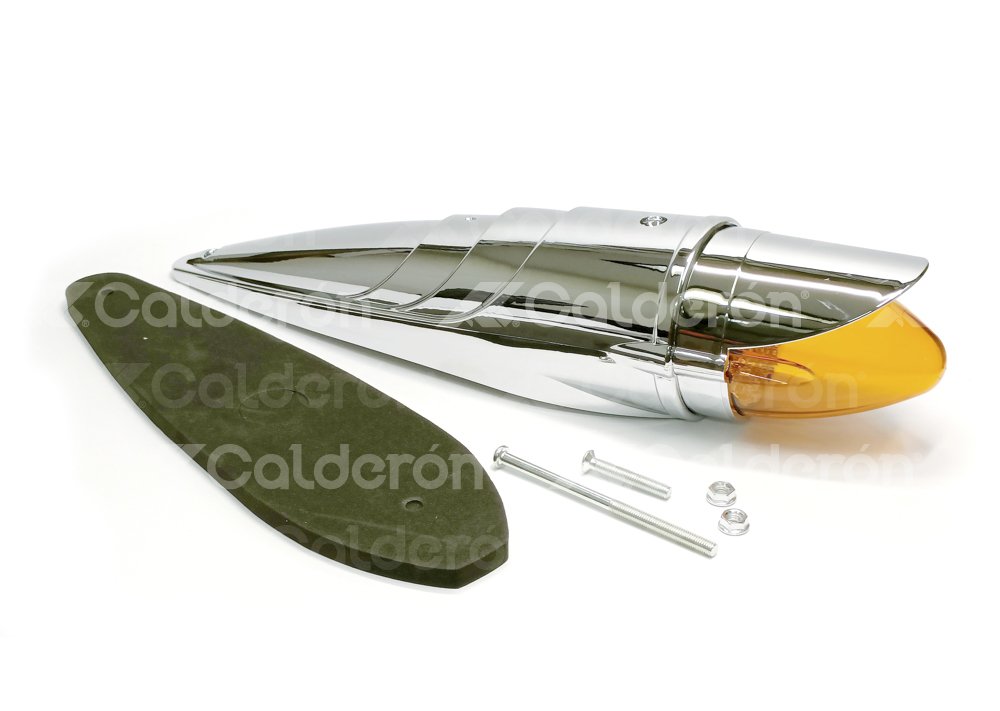 PLAFON AMBAR 15 LEDS 12V/24V LUZ ALTA/BAJA ESTROBO (PIEZA) RL-S231 IMPORTACION