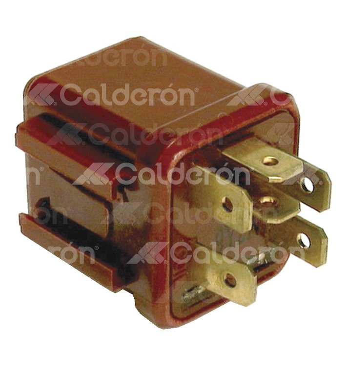 RELEVADOR NISSAN CARB. 6 TERMINALES ROJO  6BIMIB  19925 RY38 RELAY IMPORTACION