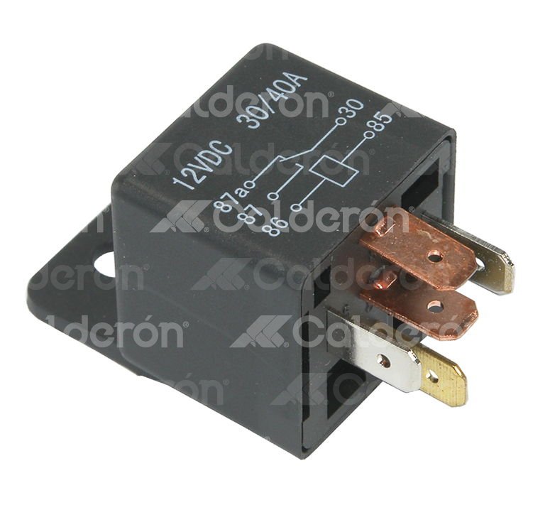 RELEVADOR UNIVERSAL  5 TERMINALES  NORMALMENTE ABIERTO ST651 RELAY IMPORTACION