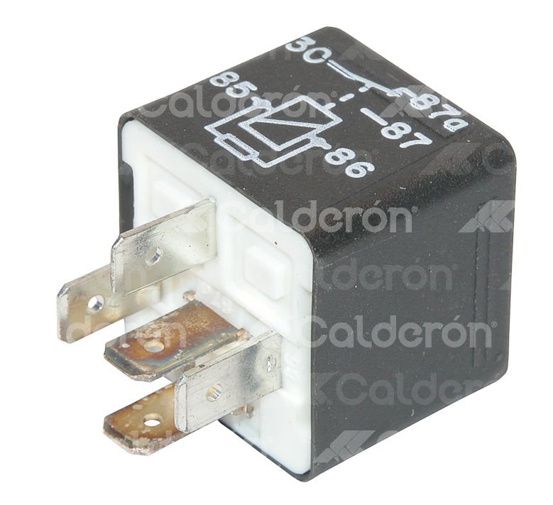 RELEVADOR UNIVERSAL HELLA 24V 20/10A 5 TERMINALES CON RESISTENCIA NO. ANTERIOR: 007903001, NO. NUEVO: 933332611 RELAY HELLA