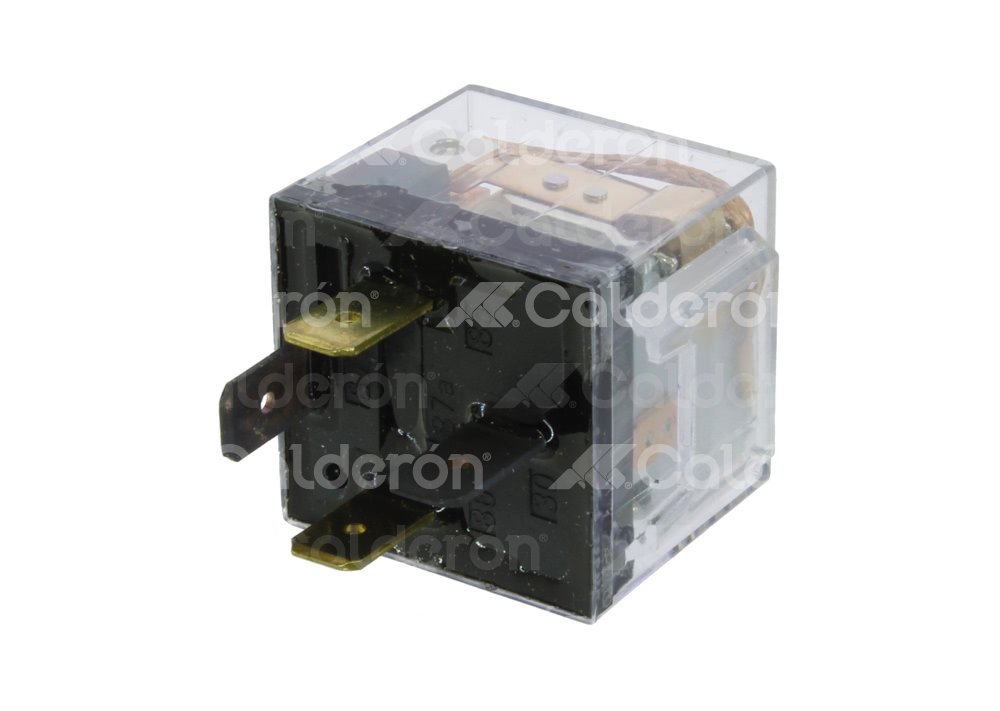 RELEVADOR UNIVERSAL 12V TRANSPARENTE LEDS 4 TERMINALES 30A RELAY IMPORTACION