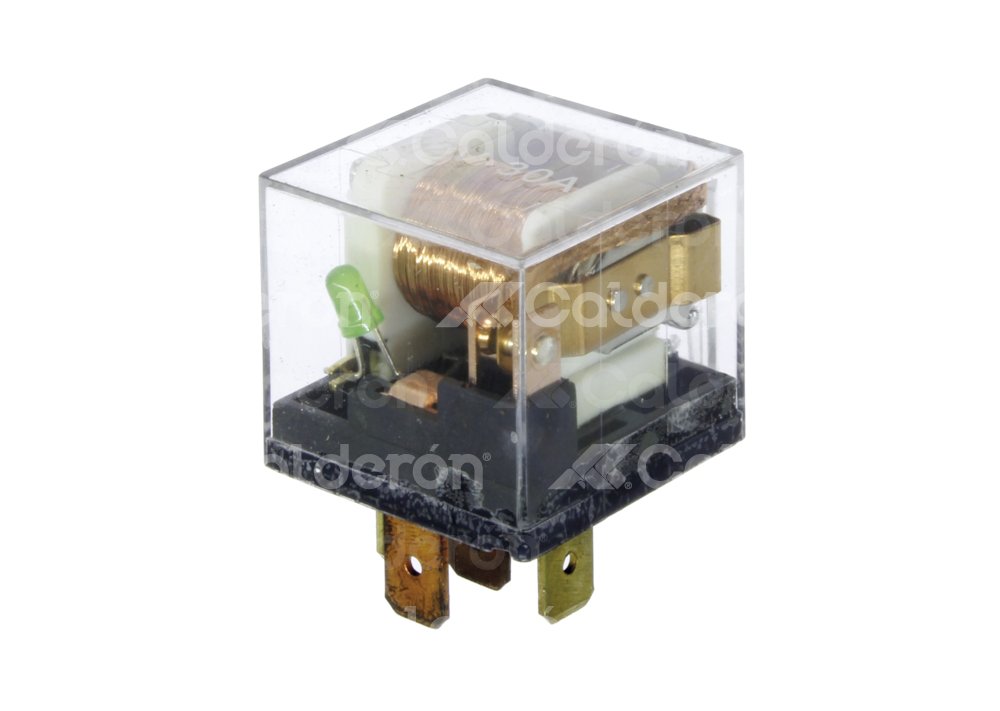 RELEVADOR UNIVERSAL 12V TRANSPARENTE LEDS 5 TERMINALES 30A RELAY IMPORTACION