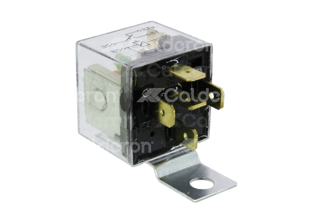 RELEVADOR UNIVERSAL 24V TRANSPARENTE LEDS 5 TERMINALES 30A RELAY IMPORTACION