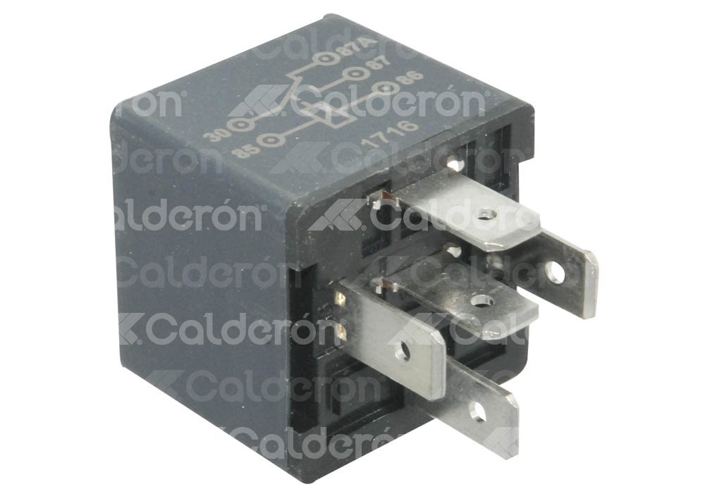 RELEVADOR UNIVERSAL HELLA 24V 20/10A 5 TERMINALES SIN RESISTENCIA 933332071 RELAY HELLA