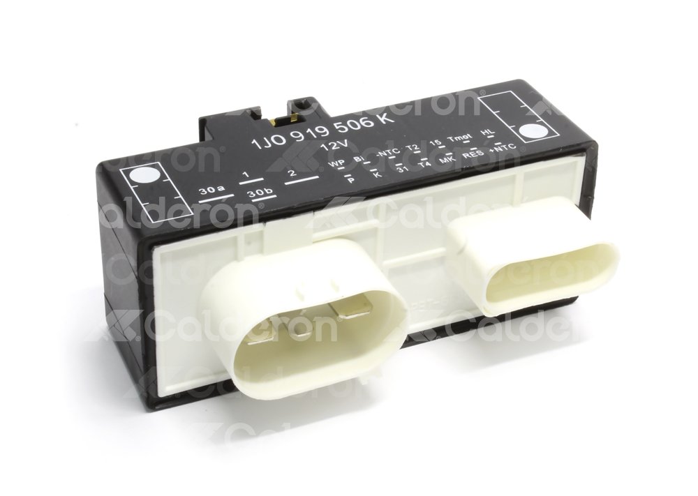 RELEVADOR AIRE ACONDICIONADO Y MOTOVENTILADOR AUDI TT L4 1.8L 2000-2006, TTQUATTRO L4 1.8L 2000-2006; VOLKSWAGEN BEETLE L4 1.8L 2000-2005, BEETLE L4 2.0L 2000-2010, BEETLE L5 2.5L 2006-2010, GOLF L4 1.8L 2000-2006, GOLF L4 2.0L 2000-2007, JETTA L4 1.8L/2.0L 2000-2005, JETTA L5 2.5L 2005 (4 Y 14 TERMINALES) 1J0919506K IMPORTACION