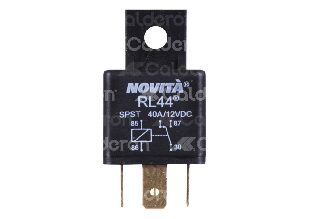 RELEVADOR UNIVERSAL 5 TERMINALES 12V 480W/40A SPST NOVITA: 37472, RL44 NOVITA