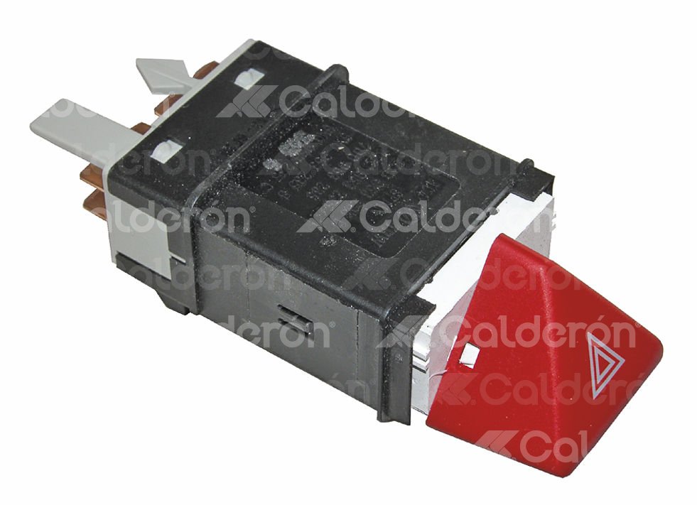 HAZARD VOLKSWAGEN LUPO L4 2005-2007, POLO L4 2005-2007, DERBY, 7 TERMINALES, 6N0953235 IMPORTACION
