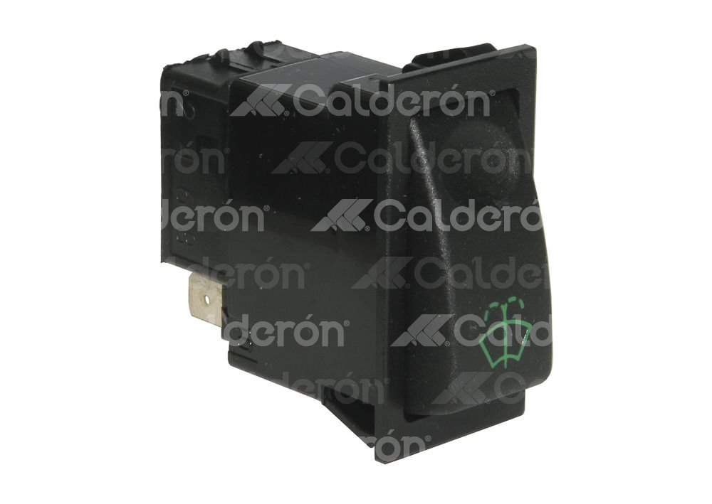 SWITCH TECLA LIMPIAPARABRISAS CHISGUETERO 12/24V 4 TERMINALES JK938 NO.2.6 IMPORTACION