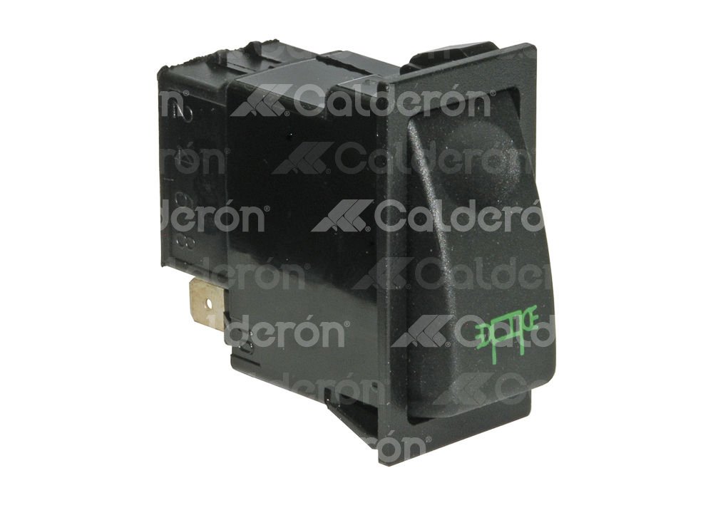 SWITCH TECLA IDENTIFICADOR ASIENTO 12V/24V 4 TERMINALES JK938 NO.4.95 IMPORTACION
