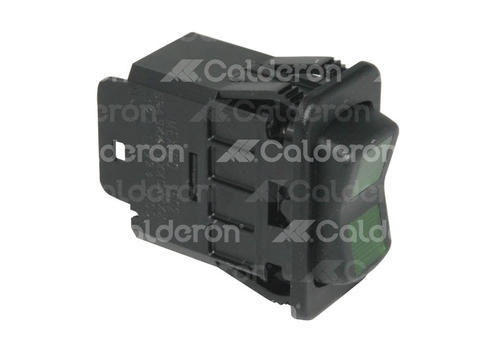 SWITCH TECLA 1 POLO ON-OFF-ON VERDE 12A 12-24V SDKSKK4G M0031