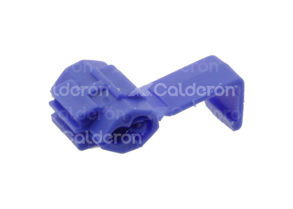 TERMINAL AZUL CONECTOR EMPALME CALIBRE 18-14 15A 878101 IMPORTACION