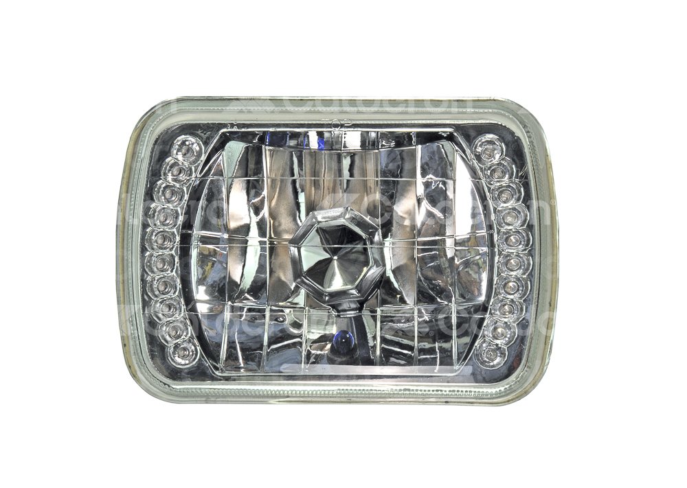 UNIDAD HALOGENO H6052 7" 24 LED 12V BLANCO EN-USS6052LED-B IMPORTACION