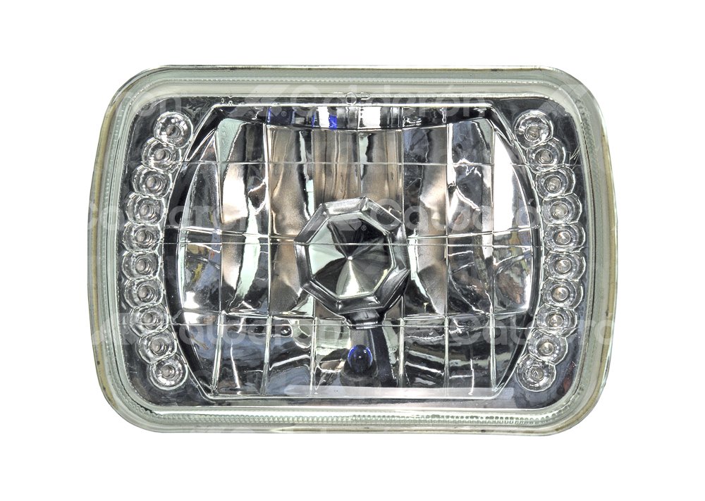 UNIDAD HALOGENO H6052 7" 24 LED 12V AZUL EN-USS6052LED-AZ TUNIX