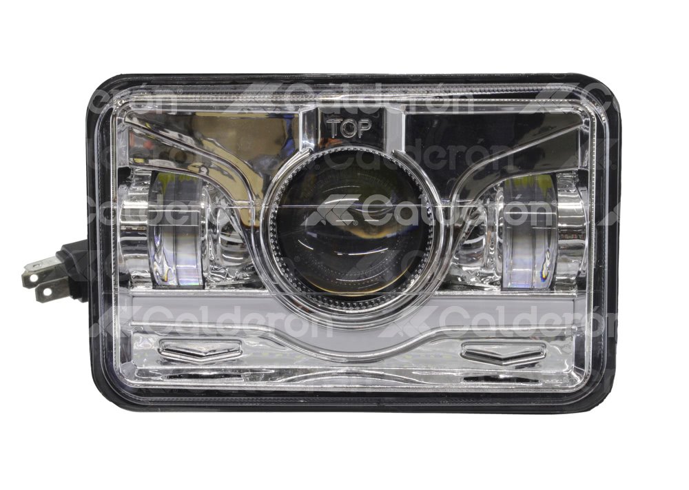 UNIDAD 4652/4656 3 LEDS DE LUPA (1 CENTRAL Y 2 LATERALES) 6.5", LINEA DE LED DE PLASMA Y LED CENTRAL ROJO DE LUPA EN50455N IMPORTACION