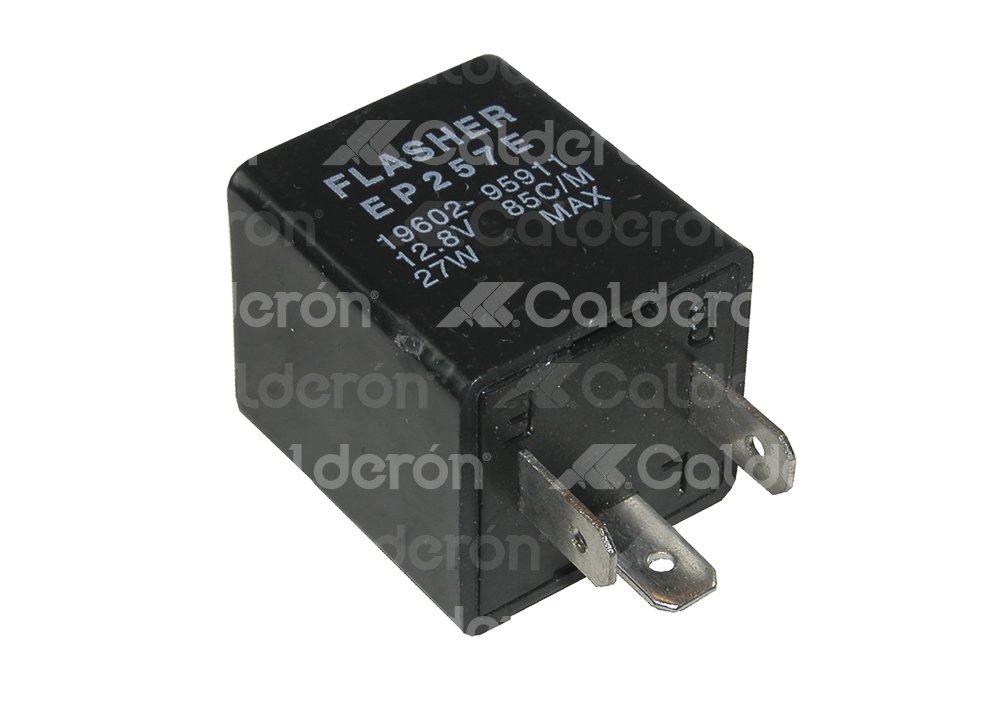 DESTELLADOR UNIVERSAL 3 TERMINALES 12V VW CUADRADO. No. OEM: 19602-95911; Machage: MG07-01118 IMPORTACION