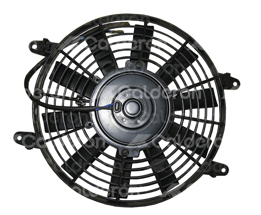 MOTOVENTILADOR RADIADOR ELECTRICO UNIVERSAL 14" (GIRO DERECHO ) 12V COMPLETO IMPORTACION