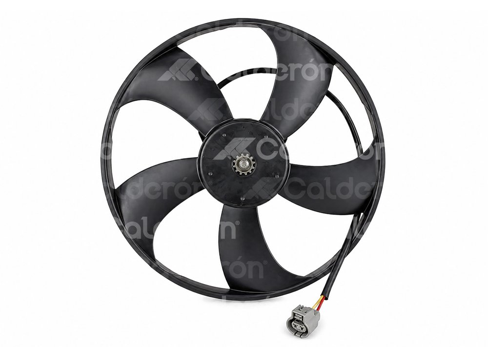 MOTOVENTILADOR TOYOTA HIGHLANDER V6 3.5L 2008-2015 - 5 ASPAS, 2 TERMINALES (MOTOR Y ASPA) 1922A IMPORTACION