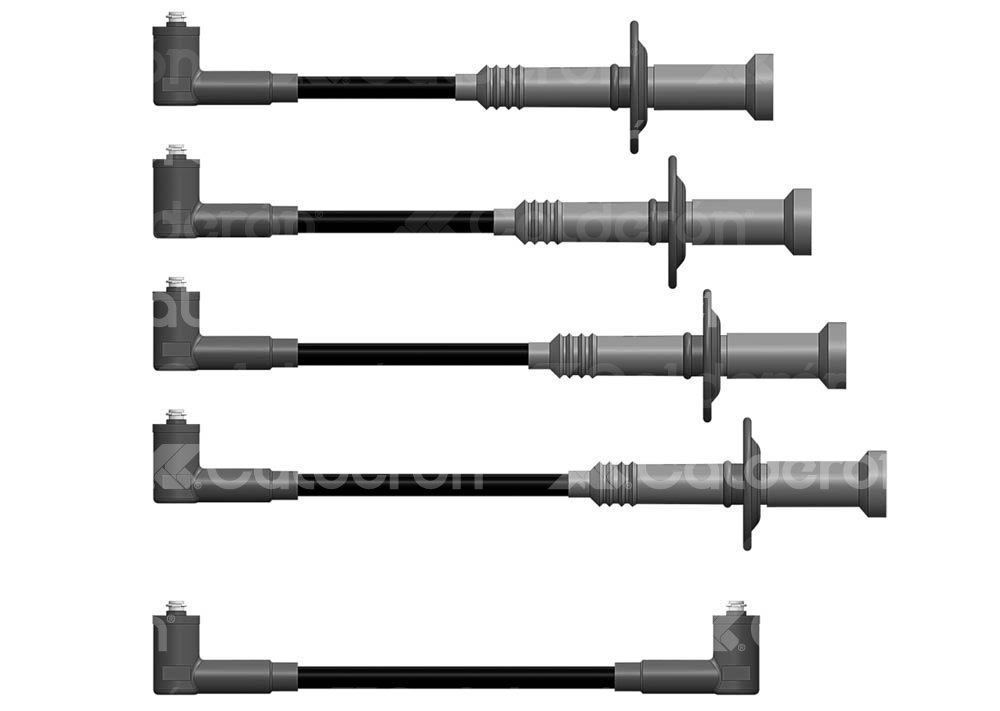 CABLE DE BUJIA HY POWER PVC COBRE VOLKSWAGEN SEDAN 1.6L FUEL INJECTION 94-04. No. B8947W4 HY POWER