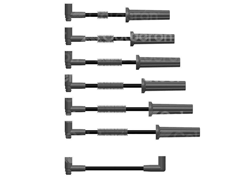 CABLES DE BUJIA SILICON CHEVROLET CUTLASS 2.8/3.1 89-94 B6741G6 HY POWER
