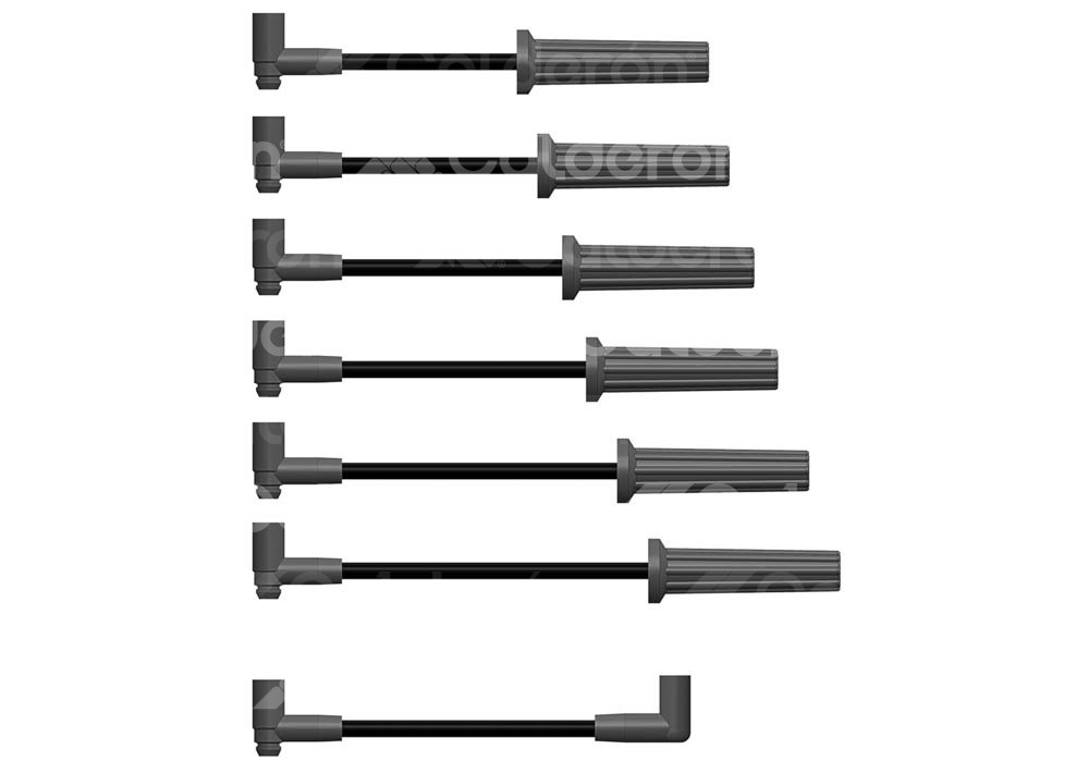 CABLES DE BUJIA SILICON CHEVROLET CUTLASS, CAVALIER 2.8/3.1 EE B6740G6 HY POWER