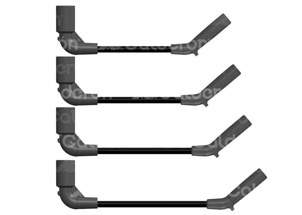 CABLE DE BUJIA HY POWER SILICON TRICAPA DAEWOO MATIZ 1.0L 04 EN ADELANTE. No. B69104D4 HY POWER