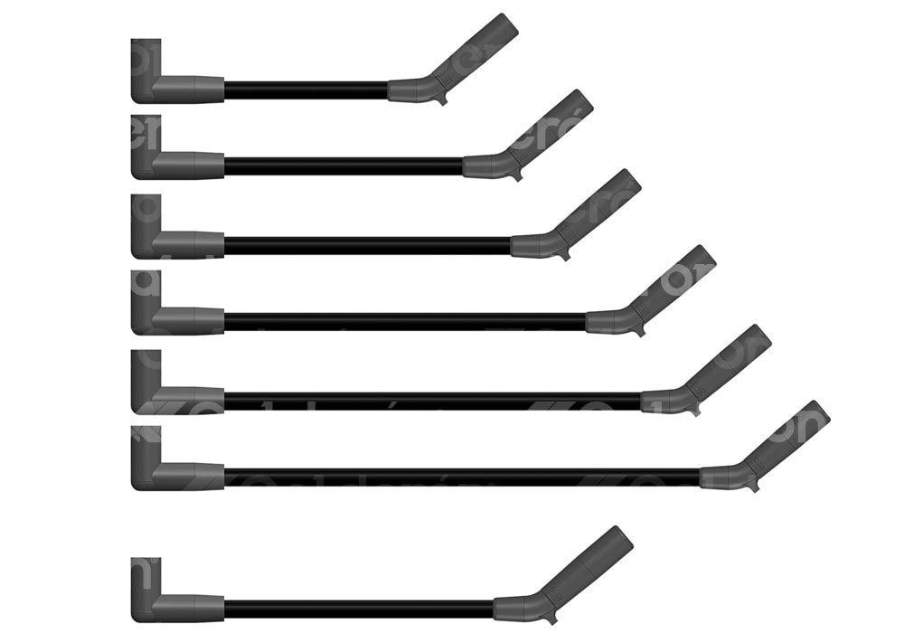 CABLE DE BUJIA HY POWER SILICON BOBINADO CHRYSLER TOWN & COUNTRY, VOYAGER, GRAND VOYAGER,  3.3L/3.8L 90-95. No. B1783C6 HY POWER