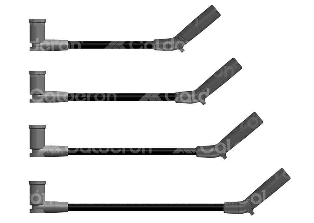 CABLES DE BUJIA WW FORD IKON, KA 4CIL 1.6L 01-03 B1937F4 HY POWER