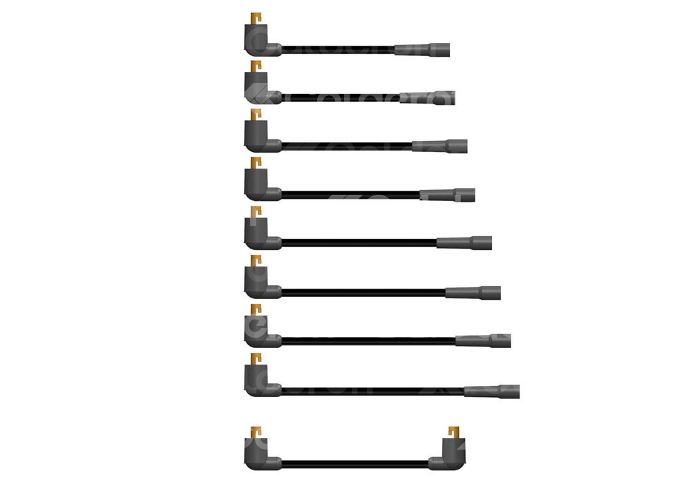 CABLES DE BUJIA WW FORD MARQUIS, MICRO, 100-350 ENCENDIDO CONVENCIONAL 66-84 B1200F8 HY POWER
