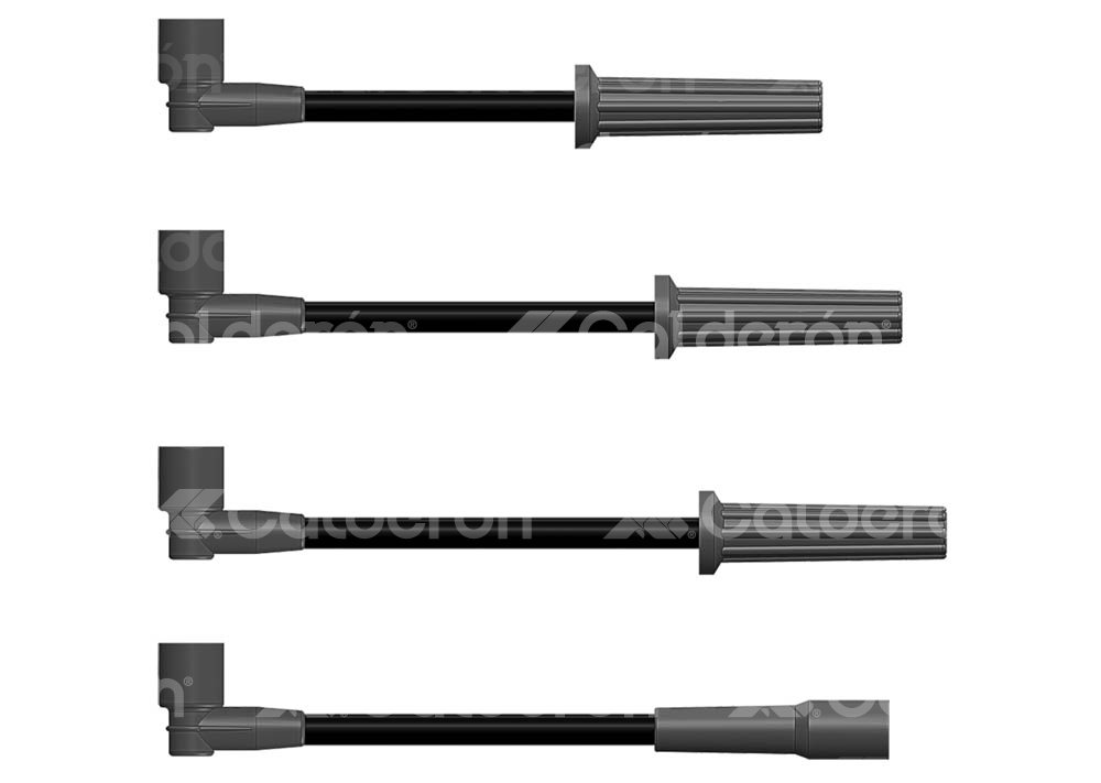 CABLE DE BUJIA HY POWER SILICON TRICAPA CHEVROLET AVEO 1.4L 4CIL No. B69201G4 HY POWER