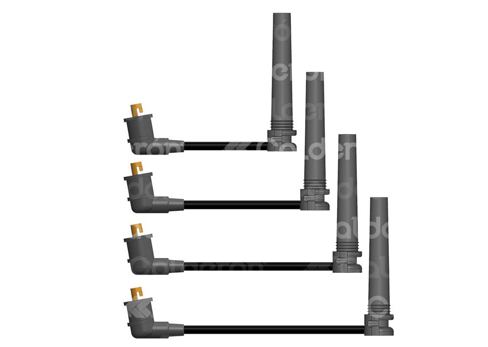 CABLE DE BUJIA HY POWER SILICON TRICAPA NISSAN D21 USA, D22 2400cc 93-02 No. B69276N4 HY POWER