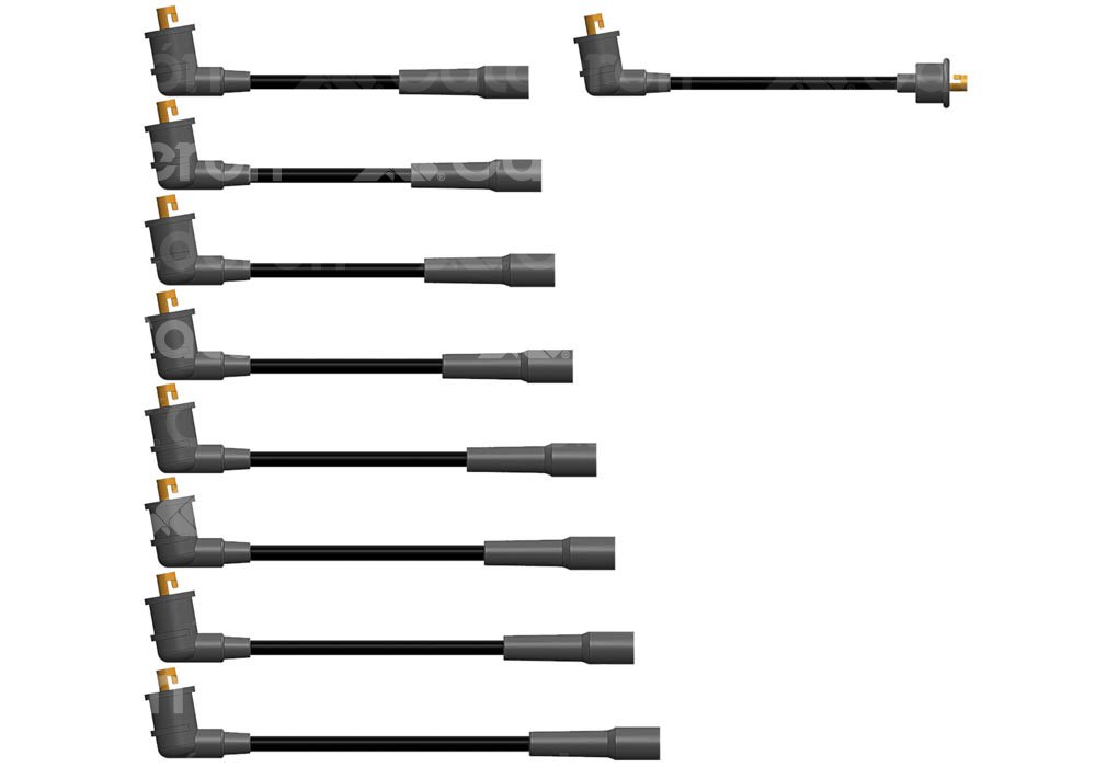 CABLES DE BUJIA SILICON NISSAN TSURU III 92-94 1.6L B6711N4 HY POWER