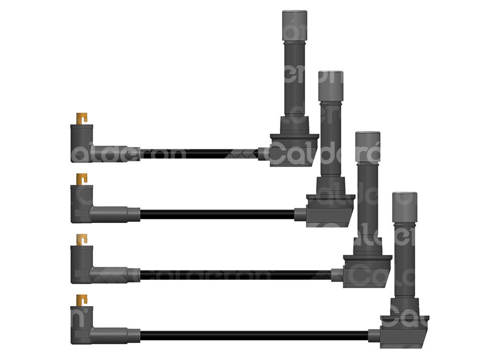 CABLES DE BUJIA SILICON NISSAN TSURU III 97-07 1.6L 16V B6533N4 HY POWER