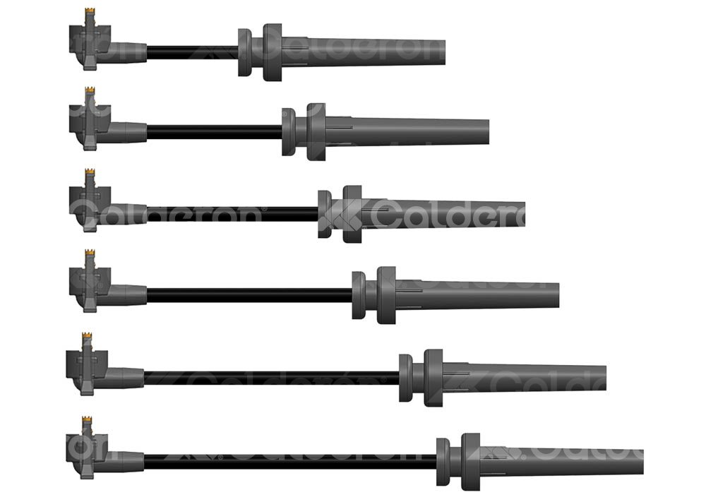CABLE DE BUJIA HY POWER EPDM FORD CONTOUR, MYSTIQUE 2.5L 95-00 No. B5718F6 HY POWER