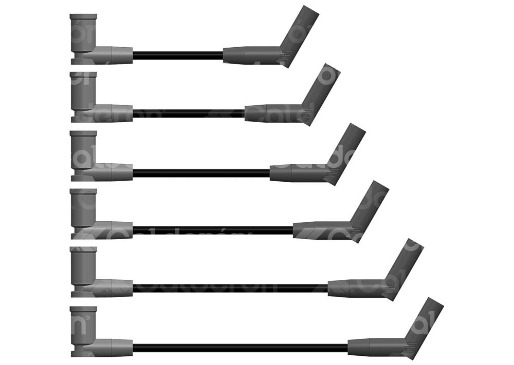 CABLES DE BUJIA SILICON FORD ECONOLINE 4.2L 01-02 B6976F6 HY POWER